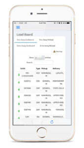 Horizon Transport Mobile Driver App Load Board
